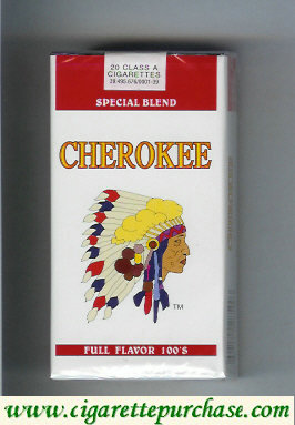 Cherokee Full Flavor 100S cigarettes Special Blend